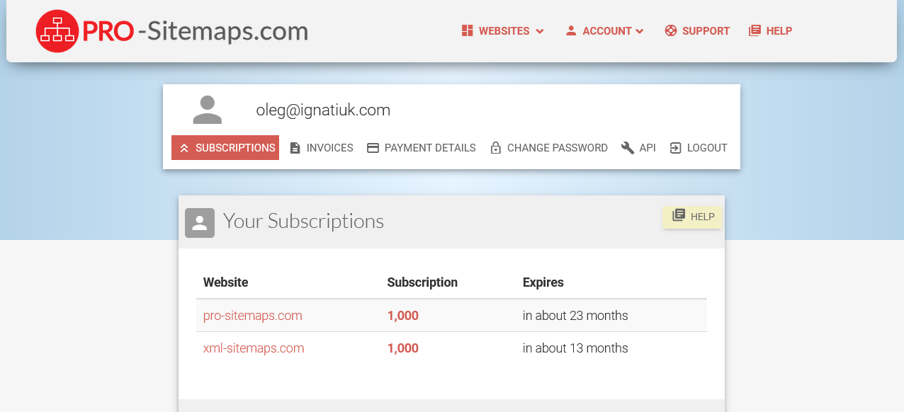 Subscriptions
